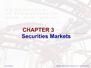 Securities Markets