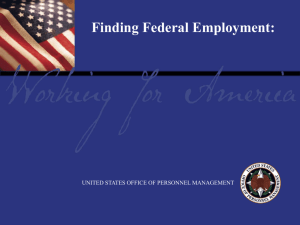 Federal Employment