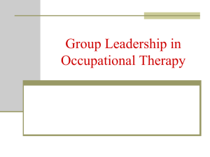 Group Leadership in Occupational Therapy: Cole's 7 Steps