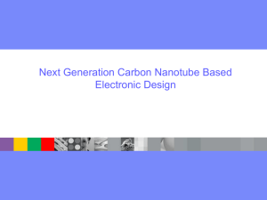 Next Generation Nanotechnoloy Electronic Design