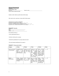 Assessment practice