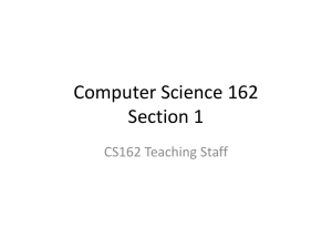 Discussion 1 - Computer Science Division