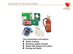 Introduction to workshop safety