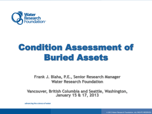 Condition Assessment of Buried Assets