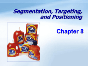 Segmentation, Targeting, and Positioning