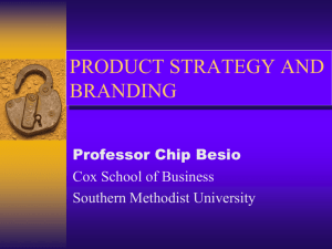Product Strategy - Southern Methodist University