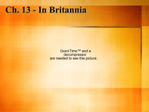 Ch. 13 - In Britannia