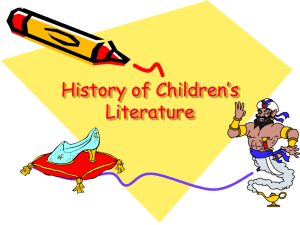 History of Children's Literature