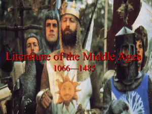 literarygenresofthemiddleages