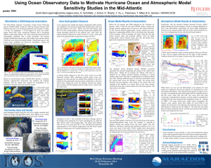 Using Ocean Observatory Data to Motivate Hurricane