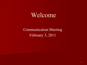 link to Communication Meeting PPT of 2-3-11