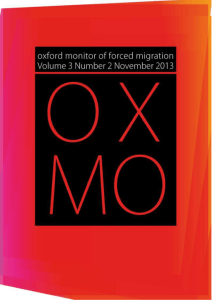 Oxford Monitor of Forced Migration Vol. 3, No. 2