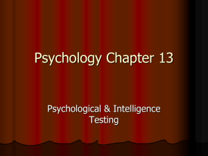 Psychology Unit 4
