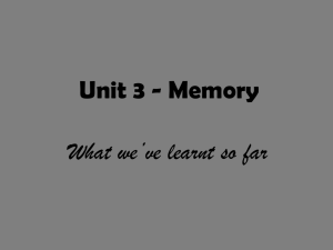 Unit 4 Psychology - narrewarrenpsych