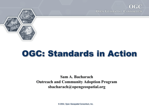 Open GIS Consortium - Implementation Specifications