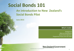 Social Bonds 101: An introduction to New