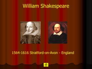 William Shakespeare PowerPoint