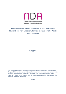 Report on Public Consultation on Draft Interim Standards for New