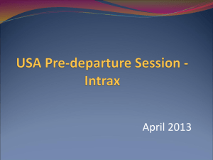 CECS USA Pre-departure Session