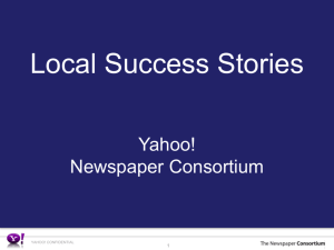 A variety of Yahoo! sales success stories