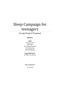 Sleep Campaign for teenagers - f5