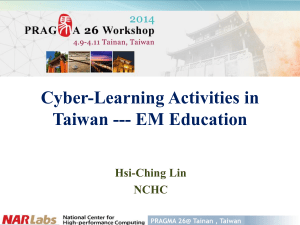 Cyber-Learning Activities in Taiwan