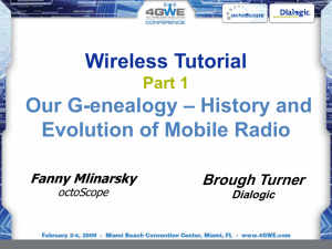 Our G-enealogy – History and Evolution of Mobile Radio