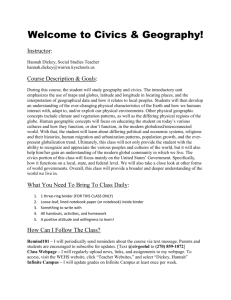 Geography & Civics - Warren County Schools