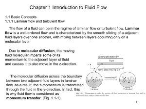 Turbulent flow