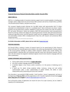 Corporate Governance Research Internship (Italian market