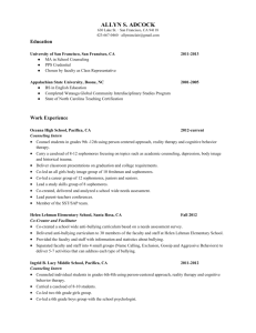 Allyn Adcock Resume - Buncombe County Schools