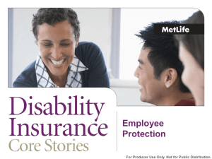 Salary Continuation Plan funded with disability insurance