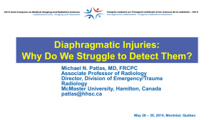 Diaphragmatic Injuries - 2015 Joint Congress on Medical Imaging