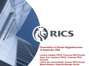 What is RICS? - Danske Byggeøkonomer