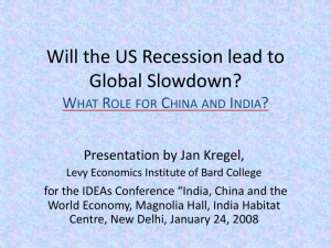 Will the US Recession lead to Global Slowdown