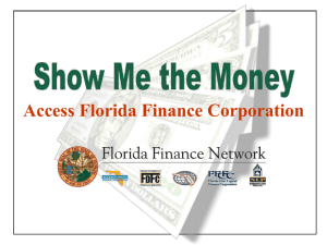 Financing - Access Florida Finance Corporation