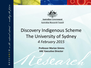 Discovery Indigenous Scheme
