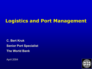 Logistics and Port Management (PowerPoint)