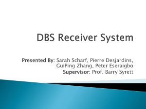 DSB Satellite Receiver System