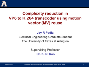 PPT - The University of Texas at Arlington