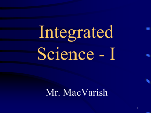 File - Integrated Science I