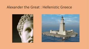Alexander the Great : Hellenistic Greece
