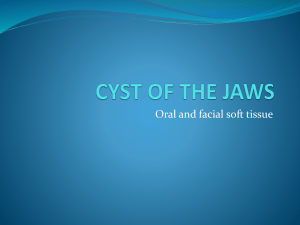 CYST OF THE JAWS [PPT]