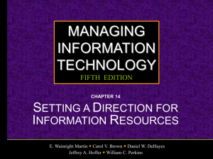 Managing Information Technology