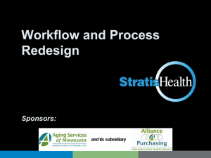 Workflow and Process Rdesign | Health Information Technology
