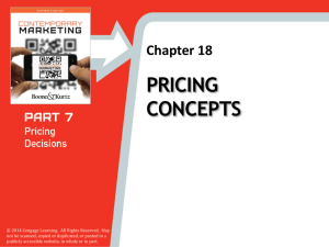 Pricing Concepts