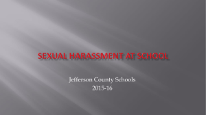 Sexual Harassment PowerPoint