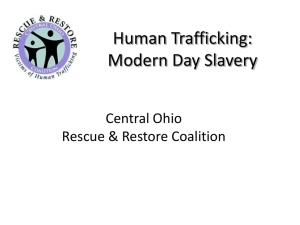 Human Trafficking PowerPoint