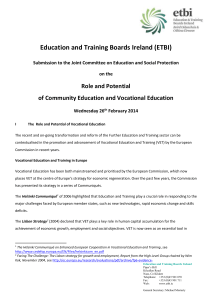 Education and Training Boards Ireland (ETBI)