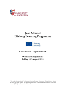 Workshop Report No 7